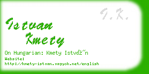 istvan kmety business card